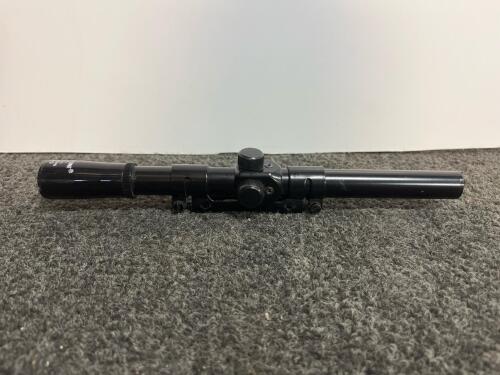 Power Line 4x15 Rifle Scope, 4x Magnification, 15mm Objective Lens, Made in Japan