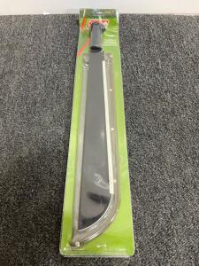 Coleman 18-inch Hardened Steel Machete with Canvas Sheath, Model 8366-719