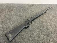 Bolt-Action Spring Airsoft Rifle, VSR-10 Style, Black Polymer, Orange Tip, No Magazine - 2