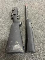 Bolt-Action Spring Airsoft Rifle, VSR-10 Style, Black Polymer, Orange Tip, No Magazine - 4