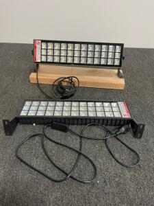 100W LED Shop Light Bar, 10,000 Lumens, 16" Aluminum Panel, 5000K, US Plug, Mounting Brackets