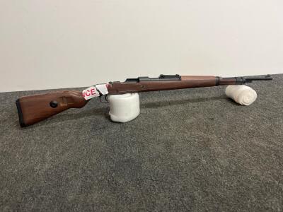 Airsoft M1 Carbine Replica Rifle, Plastic Wood Stock, Cracked Stock, 35.6" Length