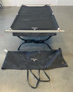 TETON Sports Outfitter XXL Cot, 85"x40", 600 lb Capacity, Folding with Bag, Black