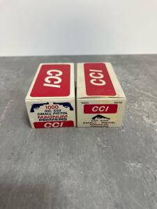 CCI 550 Small Pistol Magnum Primers, 2 Boxes, 1000 Count Each, Made in USA