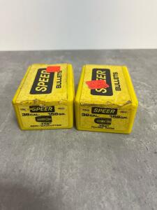 Speer .38 Cal 158gr Bullets &ndash; SWC & RN Styles, Partial Boxes
