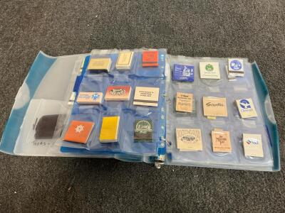Vintage Matchbook Collection Featuring The Gunter Hotel, Zeppo's, Hilltop Motel, and More (c)