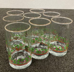 Christmas Glass Cups