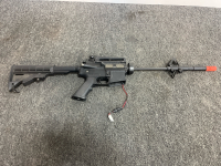 Combat Machine CM16 M4A1 Airsoft AEG Rifle, Polymer Receiver, Adjustable Stock, 350-370 FPS, Taiwan