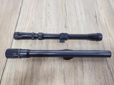 Pair of Variable Power Rifle Scopes, 3-9x Magnification, ~12.5&rdquo; Length, Gloss Black Finish