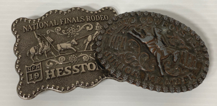 (2) Collectible Belt Buckles