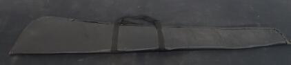 Black Soft Rifle or Shotgun Case, 48" Nylon, Dual Handle, Zipper Closure, Padded (I)