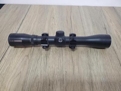 BSA SW 4x32 Rifle Scope, 4x Magnification, 32mm Objective Lens, Mil-Dot Reticle