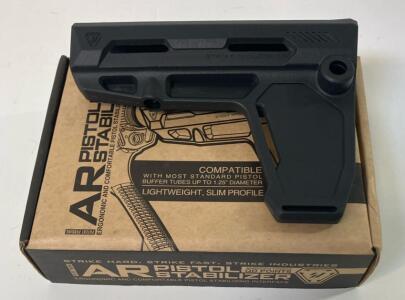 Strike Industries AR Pistol Stabilizer, Model SI-STAB-ARP, Black, Fiberglass-Reinforced Polymer