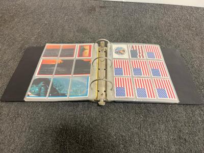 Topps 1991 Desert Storm Trading Cards Binder &ndash; 100+ Cards, US Military Jets, Tanks, Missiles, Flags