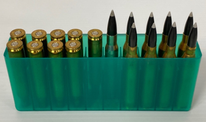 (9)rnds .25-06/.30-06 and (9) Brass Casings .25-06