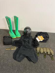 Blackhawk! Tactical Holster Platform, OE Rubber Boots Size 41, Tactical Gear Lot (a)