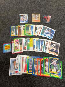 Vintage 1980s-90s Topps & Fleer Baseball Card Lot + Star Trek Picard Collector Card (50+)