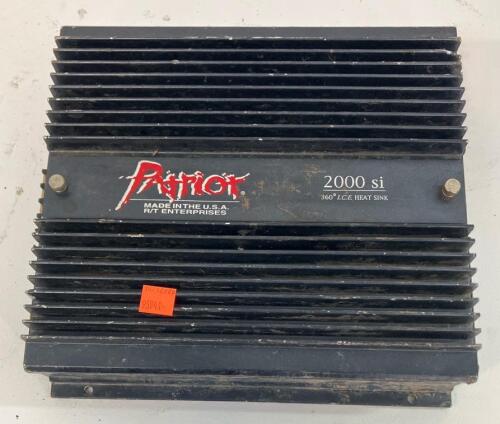 Patriot 2000 si Car Audio Amplifier, 2-Channel, 50W RMS, RCA Inputs, 4-8 Ohms (E)