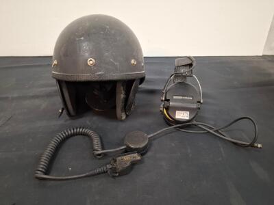 MSA Sordin Supreme MIL AUX 75324 Communications Headset with Tactical Helmet. (Shelf B)