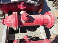 Chattanooga Model 100 Wet Barrel Fire Hydrant, Cast Iron, 3 Outlets, Red, Above Ground - 3
