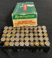 150+ Rounds .38 Special Ammo, Remington Targetmaster, Magtech FMJ, Mixed Reloads, Assorted Weights - 3