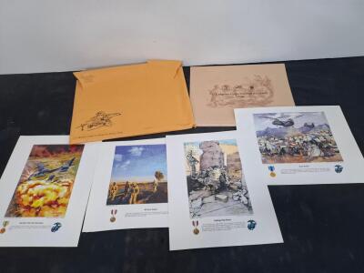U.S. Marine Corps Combat Art Prints 2006 Edition &ndash; Complete 22-Print Portfolio ( shelf B)