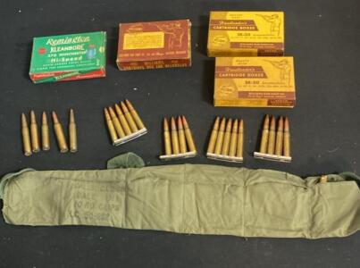 Vintage Remington .270 Win 150gr, Military .30-06 M1 Ball, 6 Stripper Clips, Original Boxes