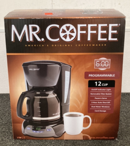 New Mr. Coffee 12 Cup Coffee Maker