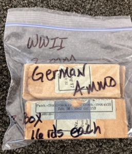 (2) Boxes 9mm German WWII Ammo