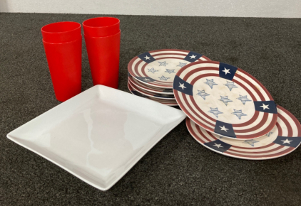 Plates and Plastic Cups