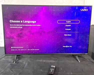 (1) 42" VIZIO M-Series 4K QLED Smart TV W/ Remote