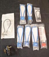 (8) Assorted Firearm Cable Safety Locks & (1) Trigger Lock