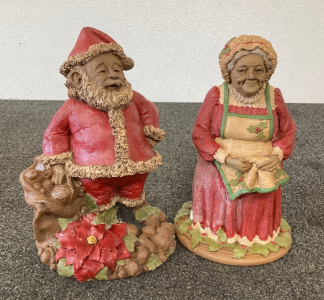 Santa and Mrs. Claus Christmas Figurines