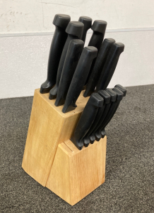 Knife Set With Knife Block