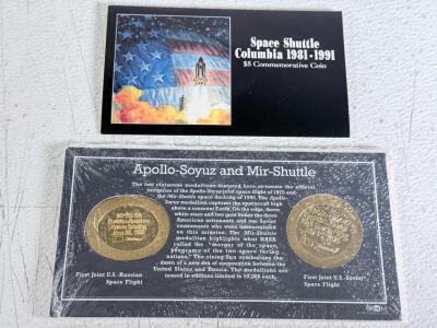 1991 Marshall Islands $5 Space Shuttle Columbia 10th Anniversary Commemorative Coin