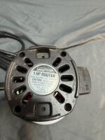 Montgomery Ward Powr Kraft Deluxe 1 HP Fixed Base Router XBA 90004B, 23,000 RPM, 120V **Tested** - 3
