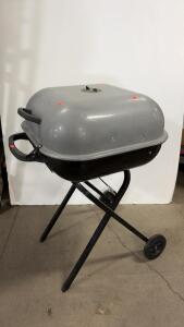 Portable Charcoal Grill with Folding Stand, 314 sq in Cooking Area, Includes Accessories