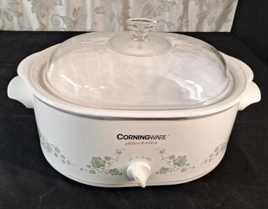 (1) CorningWare Electrics 6-Quart Crock Pot Slow Cooker, Model SCO-150