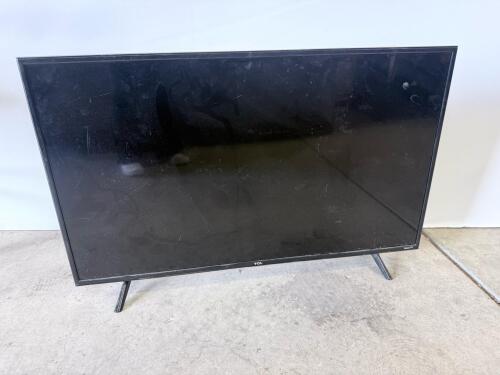 TCL 43" 4K LED Roku Smart TV, Includes Stand