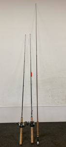 (3) Fishing Poles
