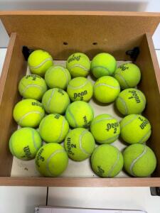 Penn Championship Extra Duty Tennis Balls &ndash; 20 Used Balls for Hard Court Play
