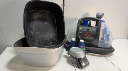 Bissell Little Green Pet Deluxe 3353 Portable Carpet Cleaner with Accessories