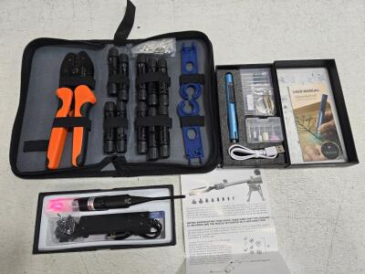 CalaiVne sketchPro+ Multi-Tool Kit w/ Engraver, LY-2546B MC4 Crimp Tool & Laser sight