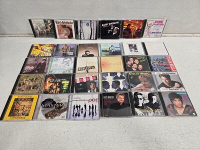 30 CD Album Music Lot - Barry Manilow, Tony Mottola, Boston Brass, Cledus T. Judd, Soundtracks