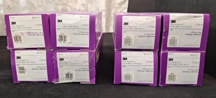 (4) 5-Count Boxes Of 3M 761D Regalite Resin Bond Cloth Sanding Belts, 2-1/2" x 16", 60-Grit & (4) 5-Count Boxes Of 3M 761D Regalite Resin Bond Cloth Sanding Belts, 2-1/2" x 16", 50-Grit