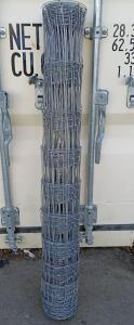Galvanized Wire Fence Roll, 50in Tall, 5x7in Mesh