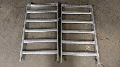 FLY Racing Aluminum Loading Ramp Pair, approximately 48"x15.5" Each, 1,500 lb Capacity, ATV Motorcycle