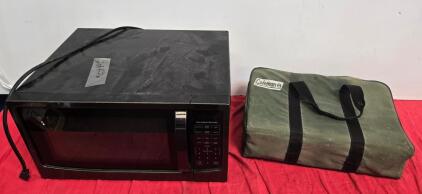 Hamilton Beach P11043ALH-WTB1 1.1 Cu. Ft. 1000W Countertop Microwave, Digital, Black, Oct 2021 (R)