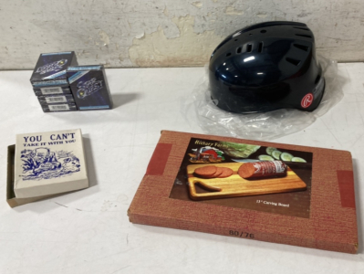 Hockey Helmet, Star Quest Cards & Joke Box