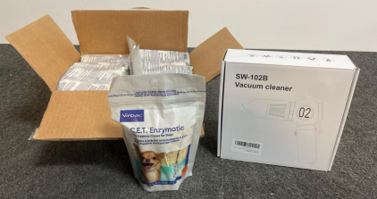 Virbac C.E.T. Enzymatic Chews Extra Small Dogs 8.4oz, SW-102B Handheld Cordless Vacuum Cleaner